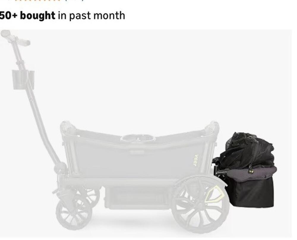 Veer Rear Foldable Storage Basket For All-Terrain Cruiser 2 Seater NEW $90